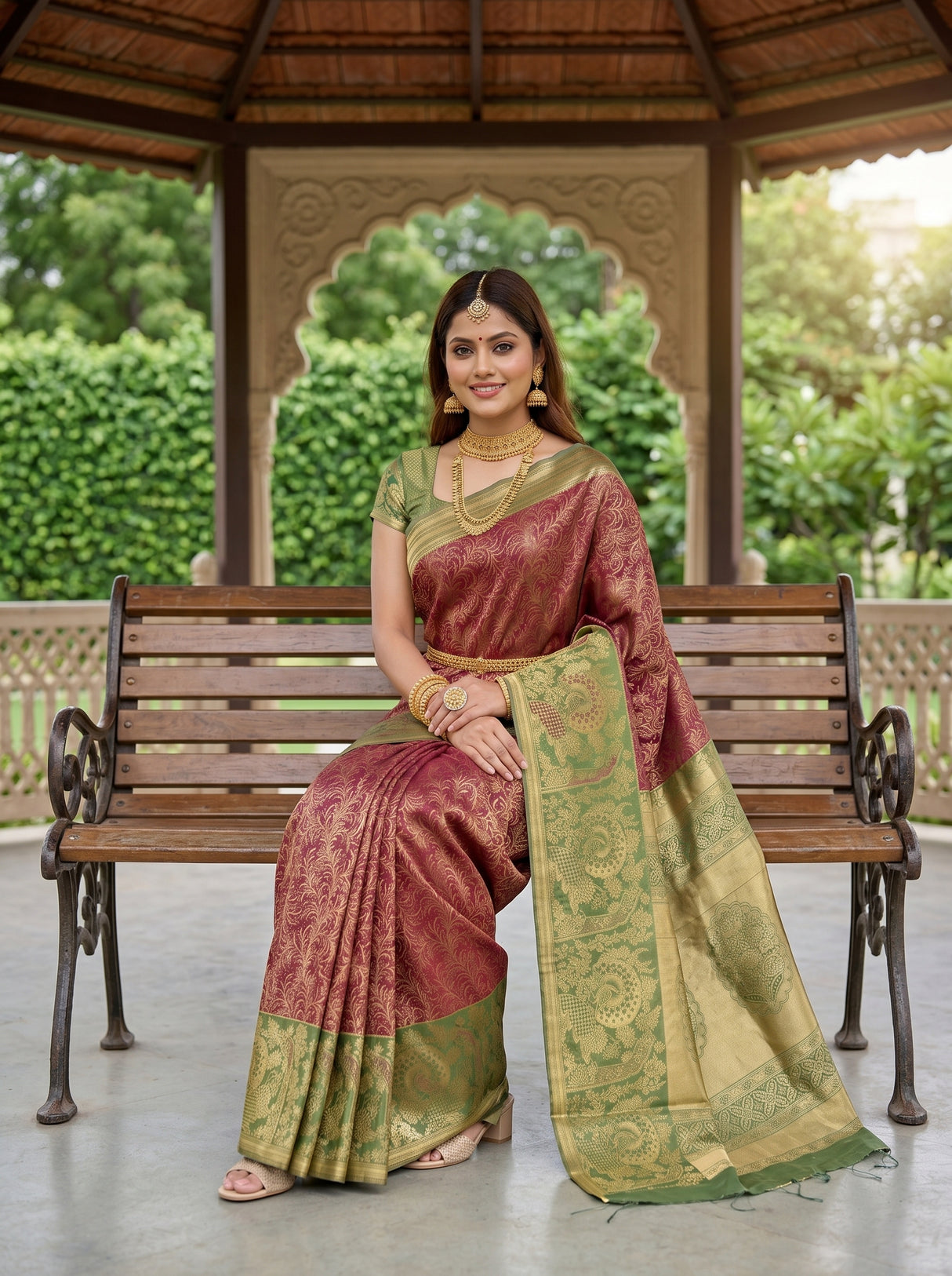 MIMOSA Saree Saree — pose 8 styling detail