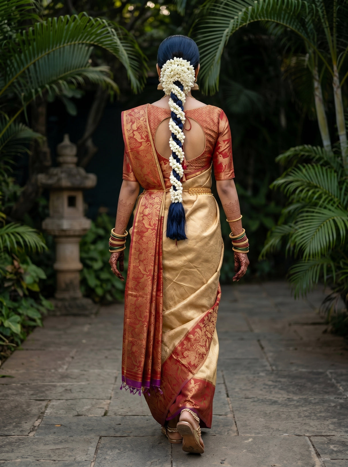 MIMOSA Saree Saree — pose 2 styling detail