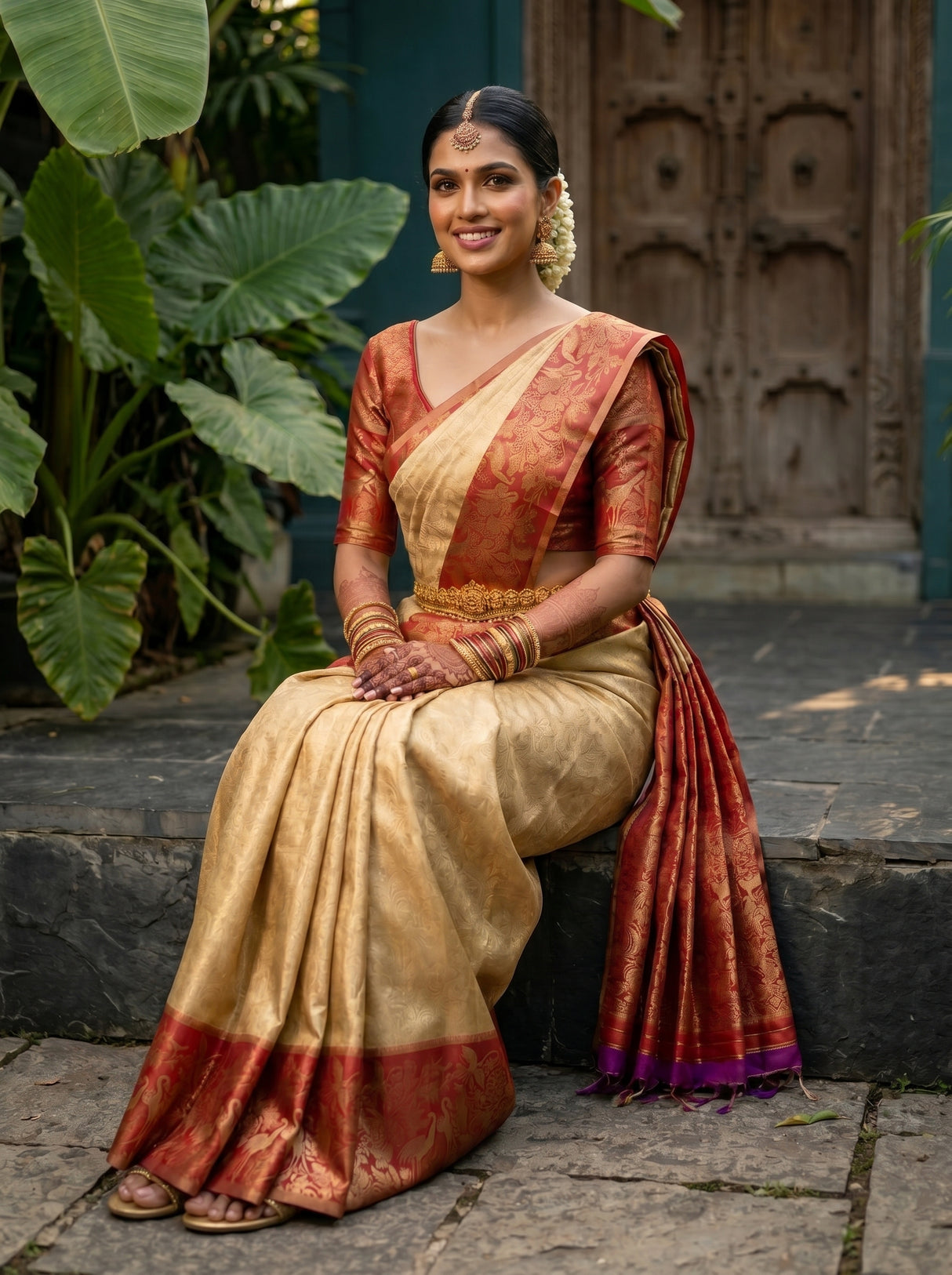 MIMOSA Saree Saree — pose 8 styling detail