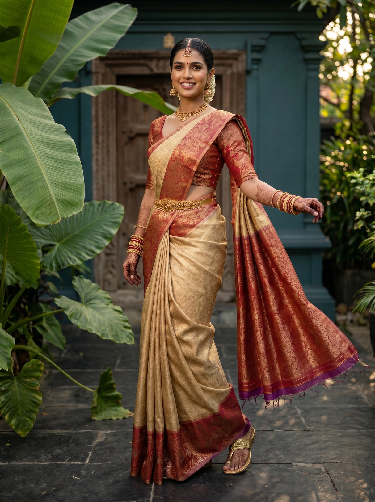 MIMOSA Saree Saree — pose 9 styling detail