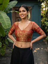 MIMOSA Saree Saree — blouse close-up