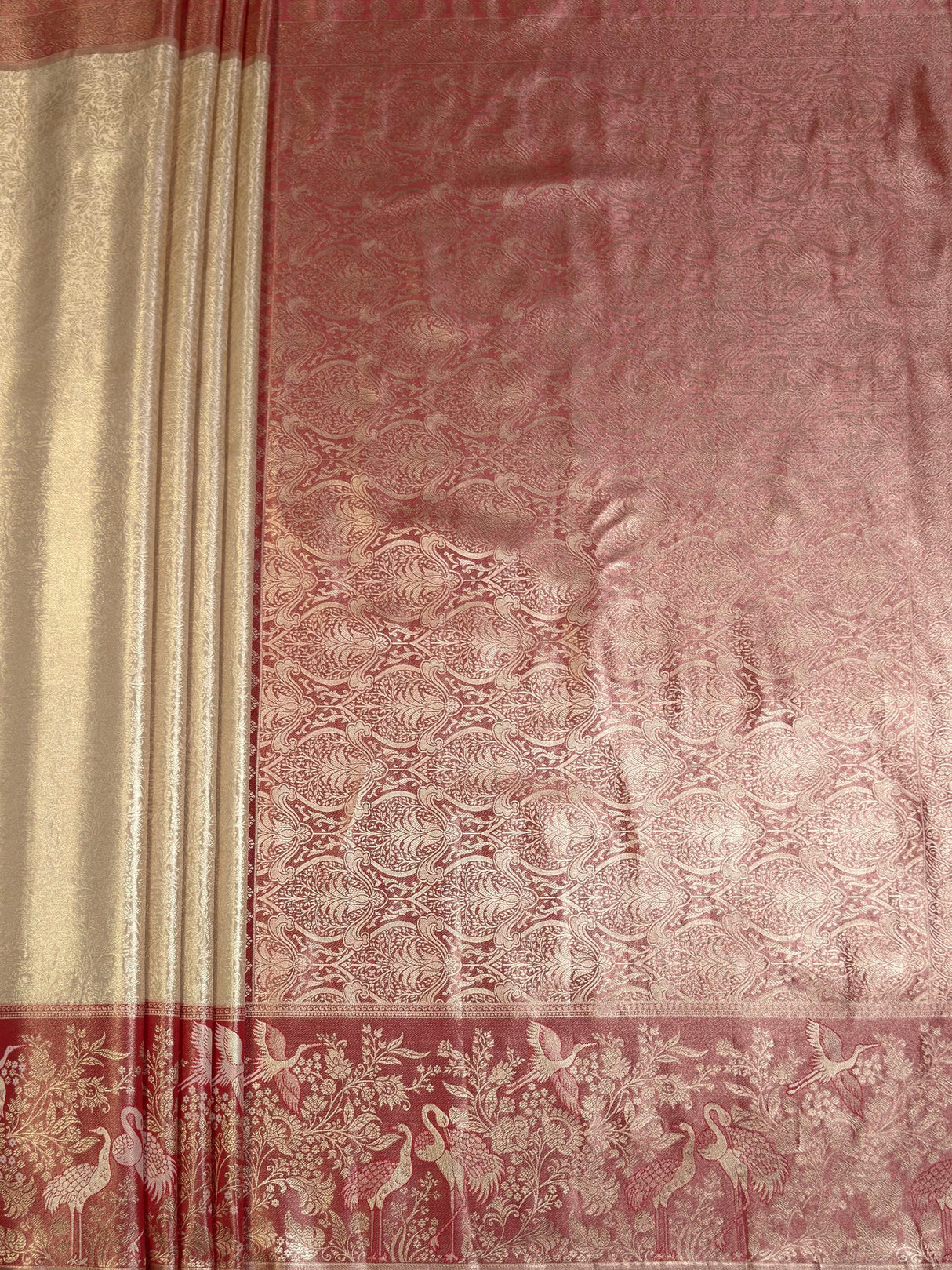 MIMOSA Saree Saree — pallu and zari work detail