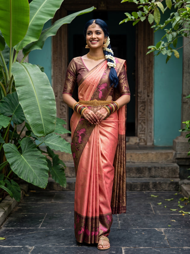 MIMOSA Saree Saree — front view on mannequin