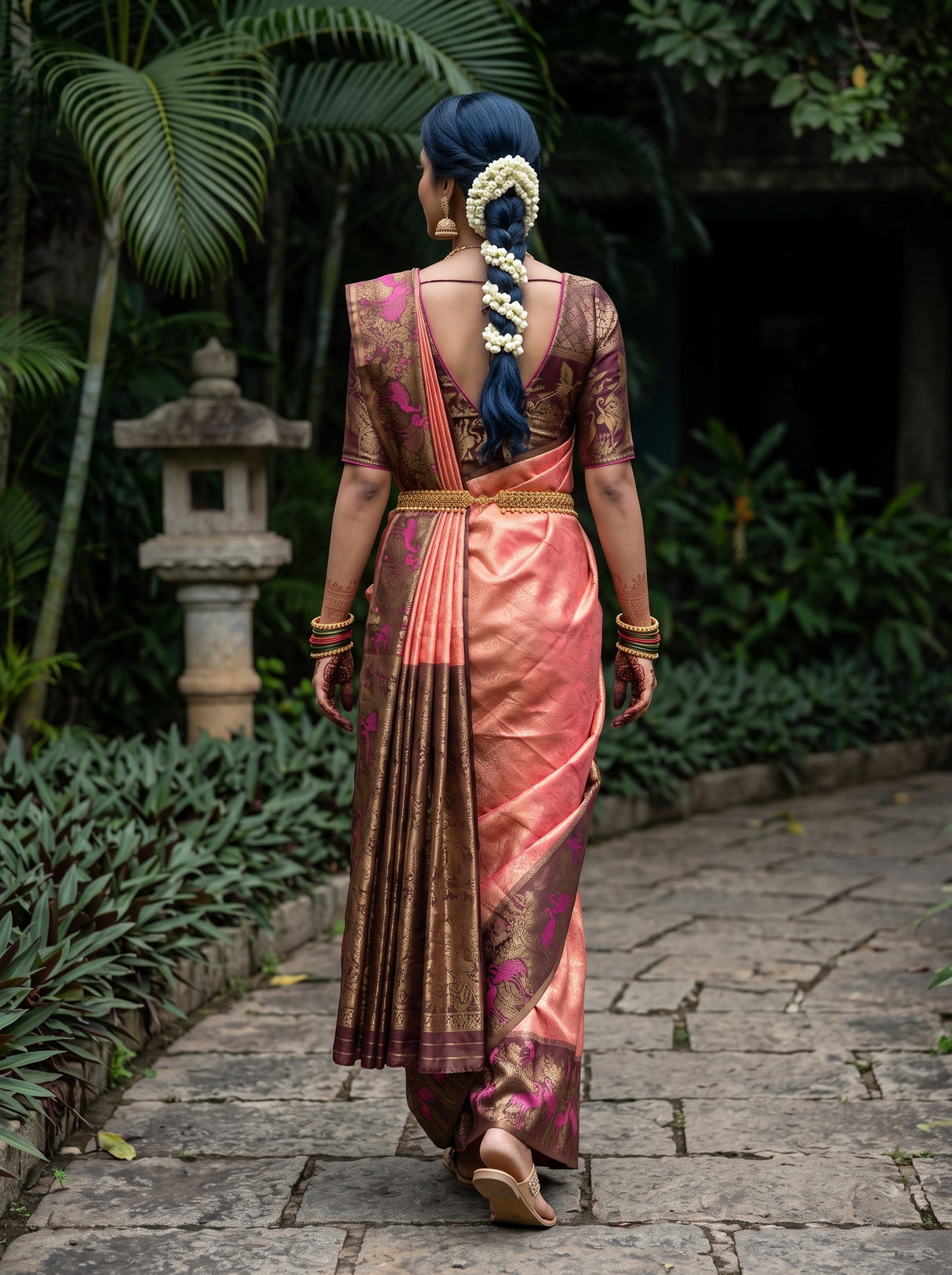 MIMOSA Saree Saree — pose 2 styling detail