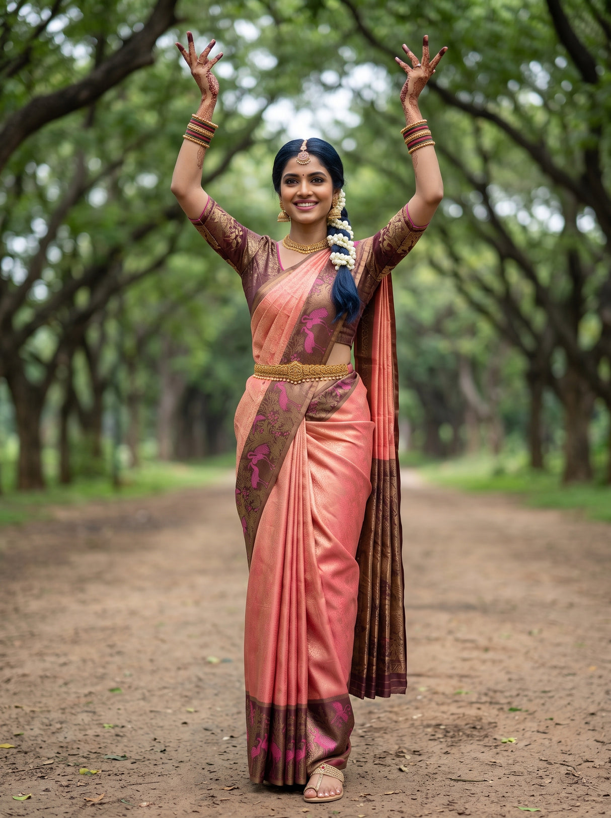 MIMOSA Saree Saree — pose 5 styling detail