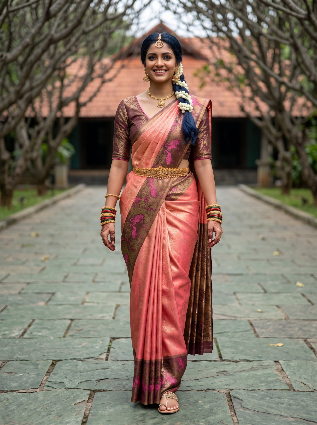 MIMOSA Saree Saree — pose 6 styling detail