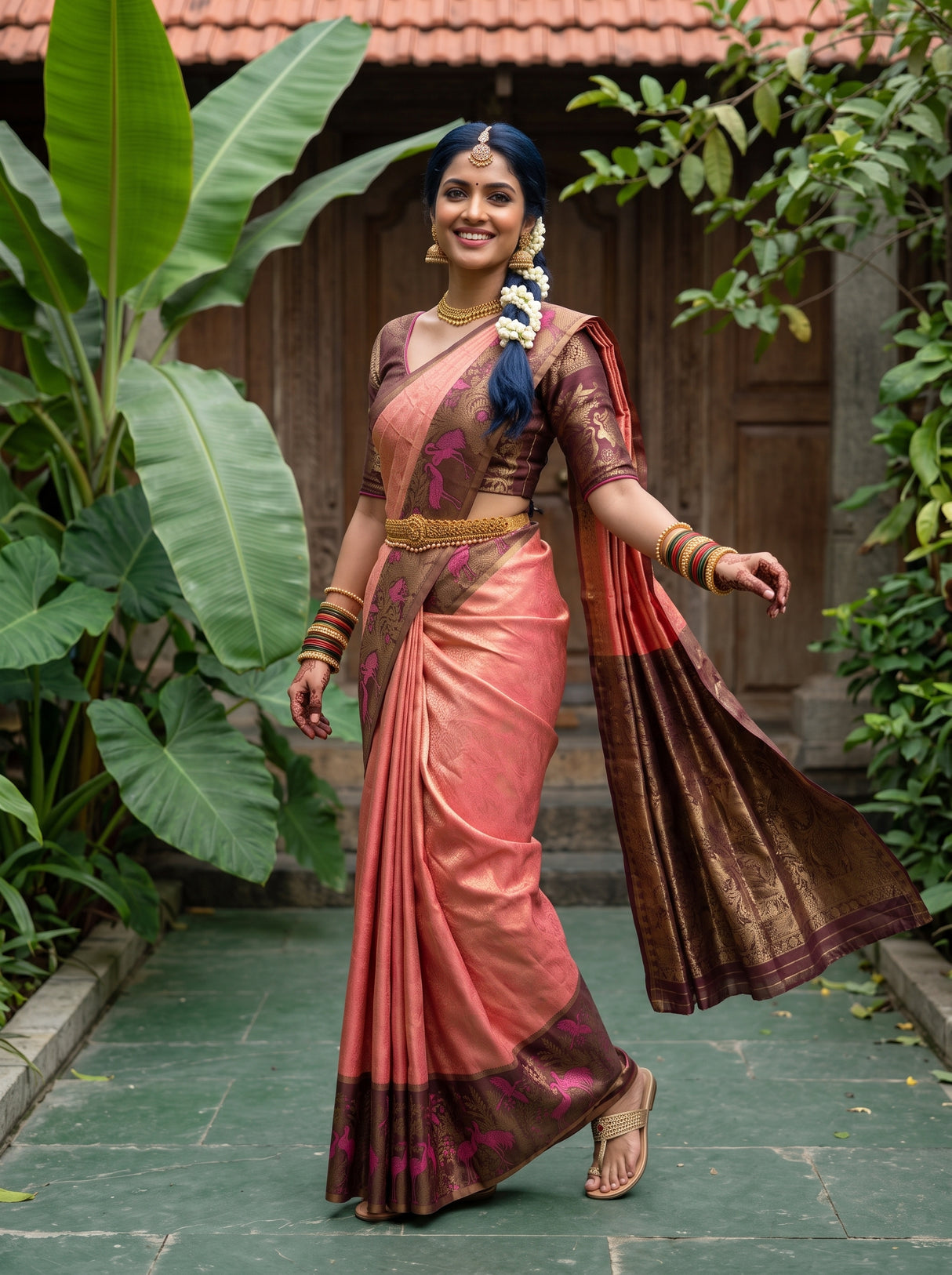 MIMOSA Saree Saree — pose 9 styling detail