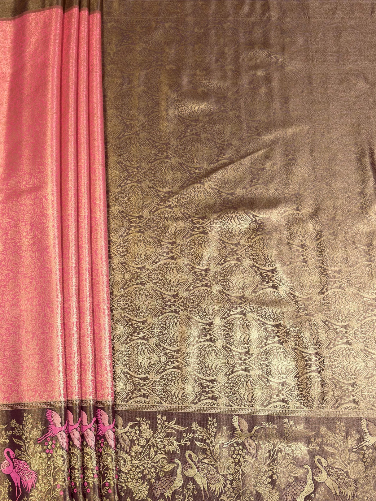 MIMOSA Saree Saree — pallu and zari work detail