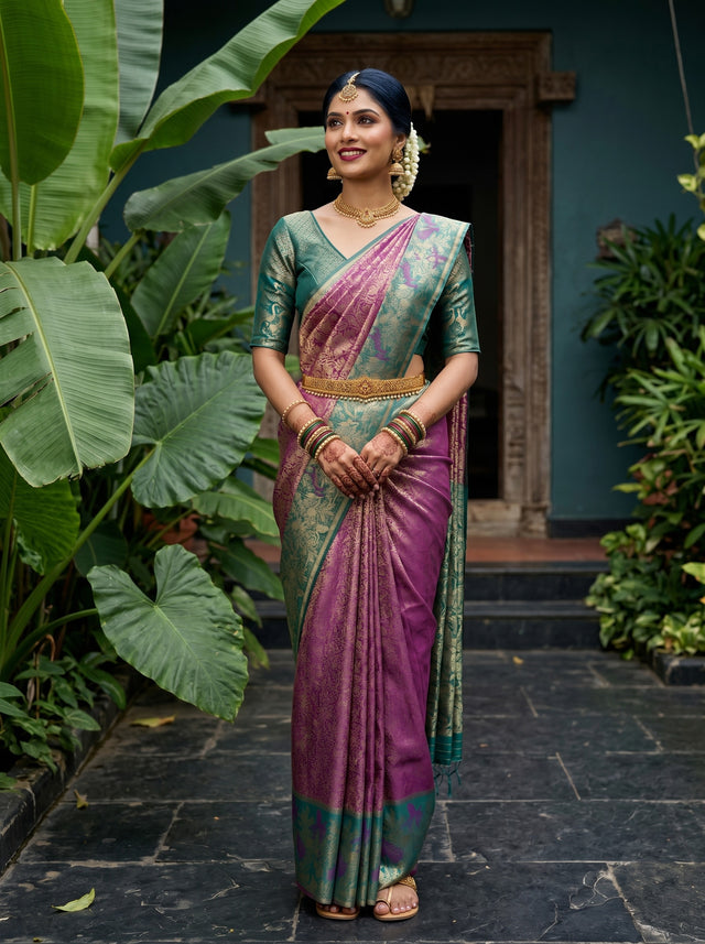 MIMOSA Saree Saree — front view on mannequin