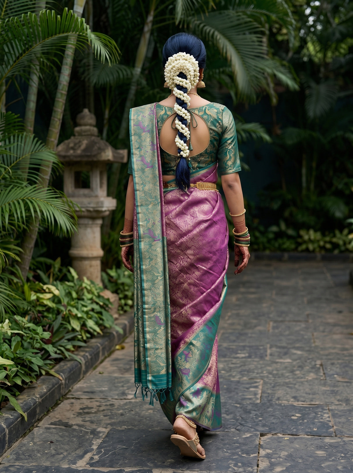 MIMOSA Saree Saree — pose 2 styling detail