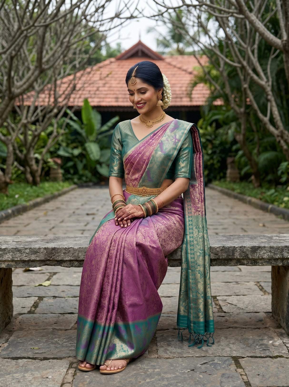 MIMOSA Saree Saree — pose 8 styling detail