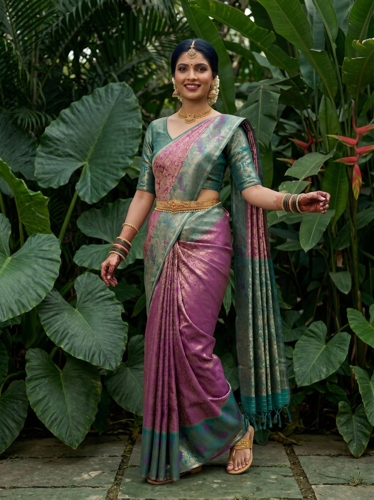 MIMOSA Saree Saree — pose 9 styling detail