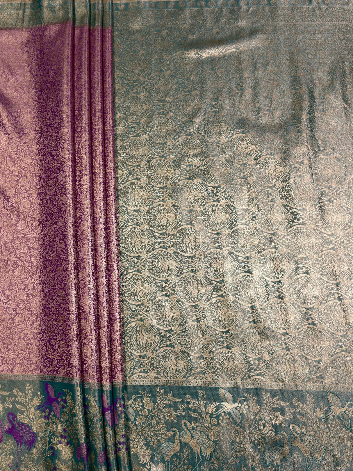 MIMOSA Saree Saree — pallu and zari work detail