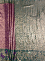 MIMOSA Saree Saree — pallu and zari work detail