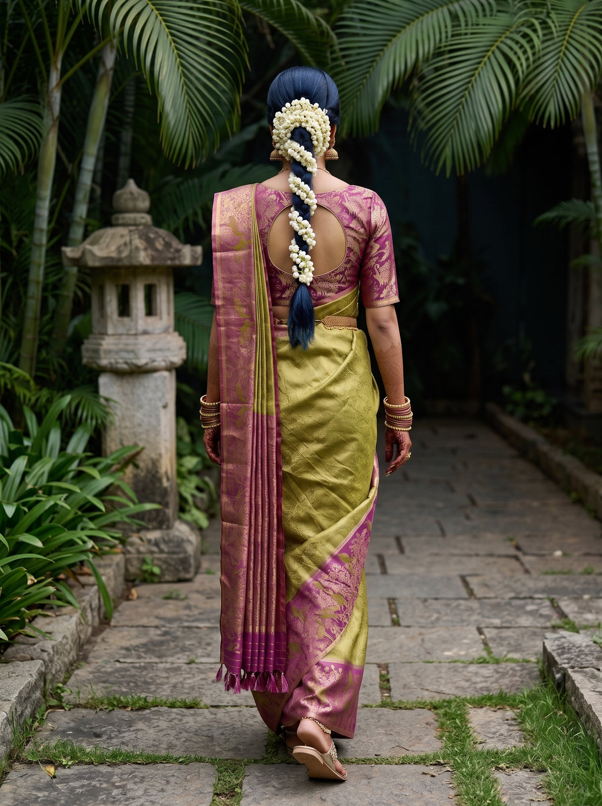 MIMOSA Saree Saree — pose 2 styling detail