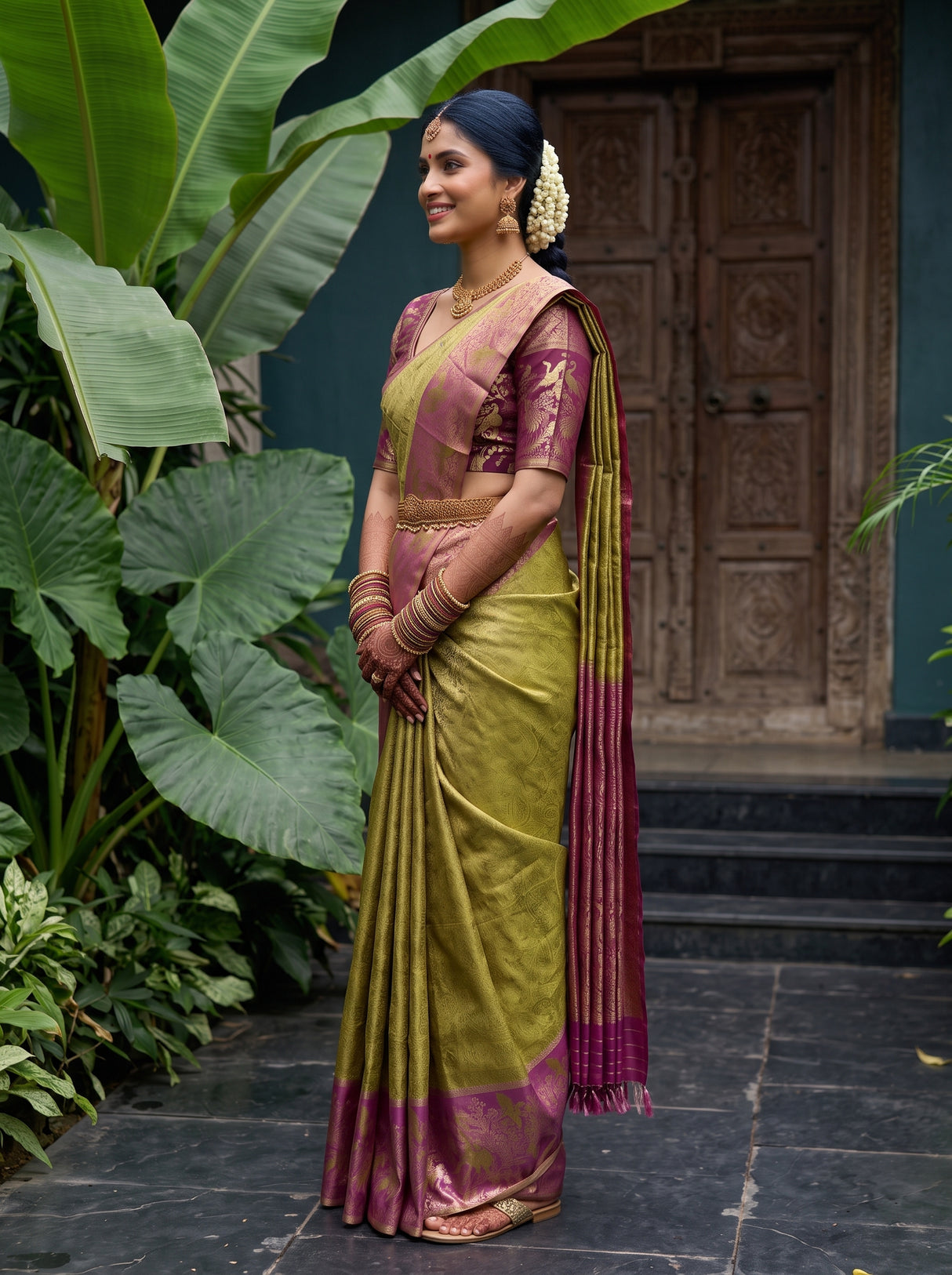 MIMOSA Saree Saree — pose 3 styling detail