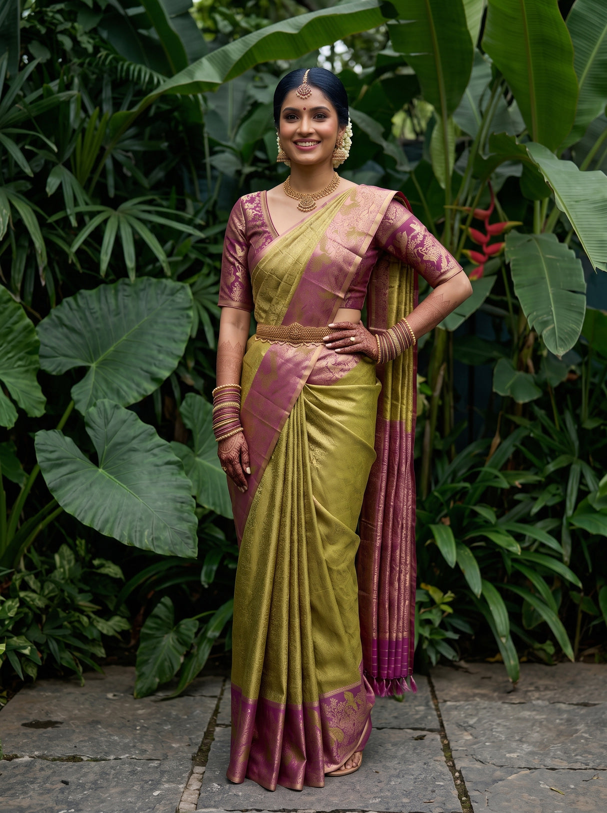 MIMOSA Saree Saree — pose 4 styling detail