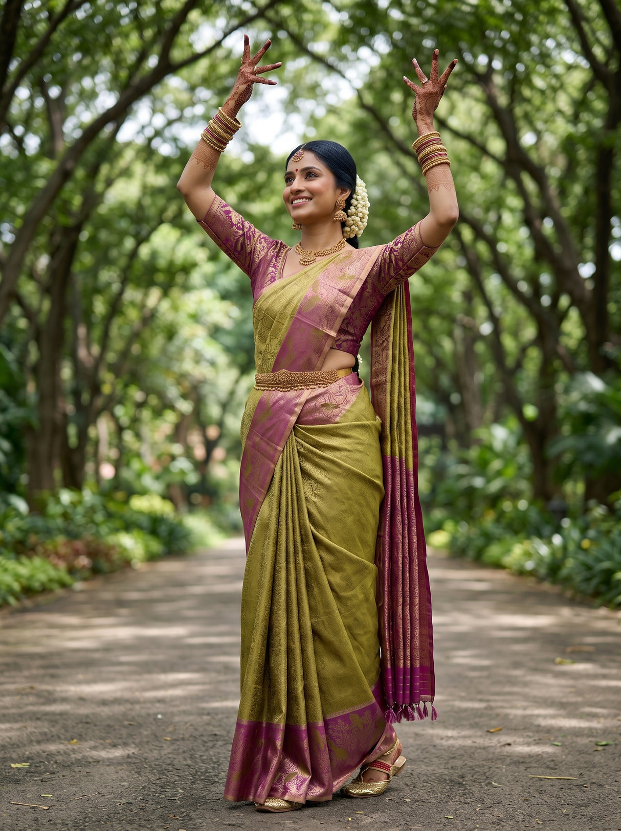 MIMOSA Saree Saree — pose 5 styling detail