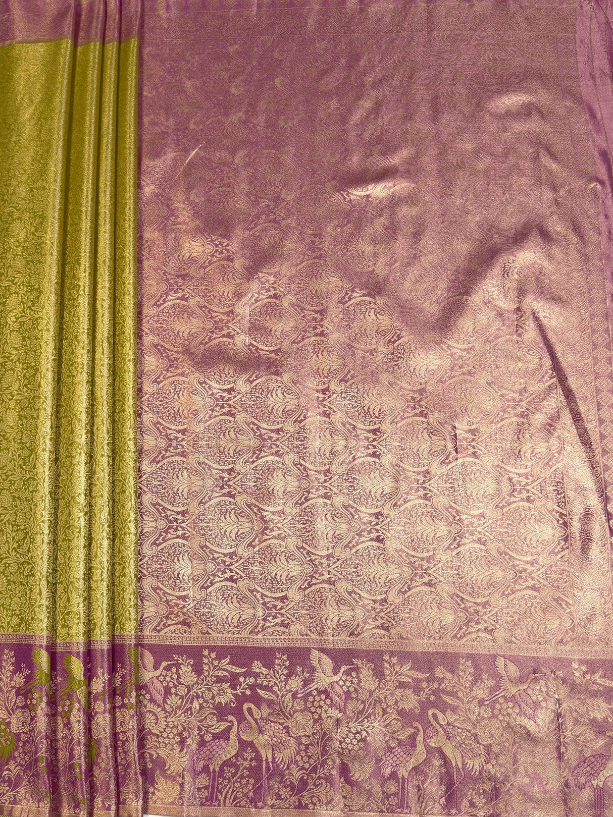 MIMOSA Saree Saree — pallu and zari work detail