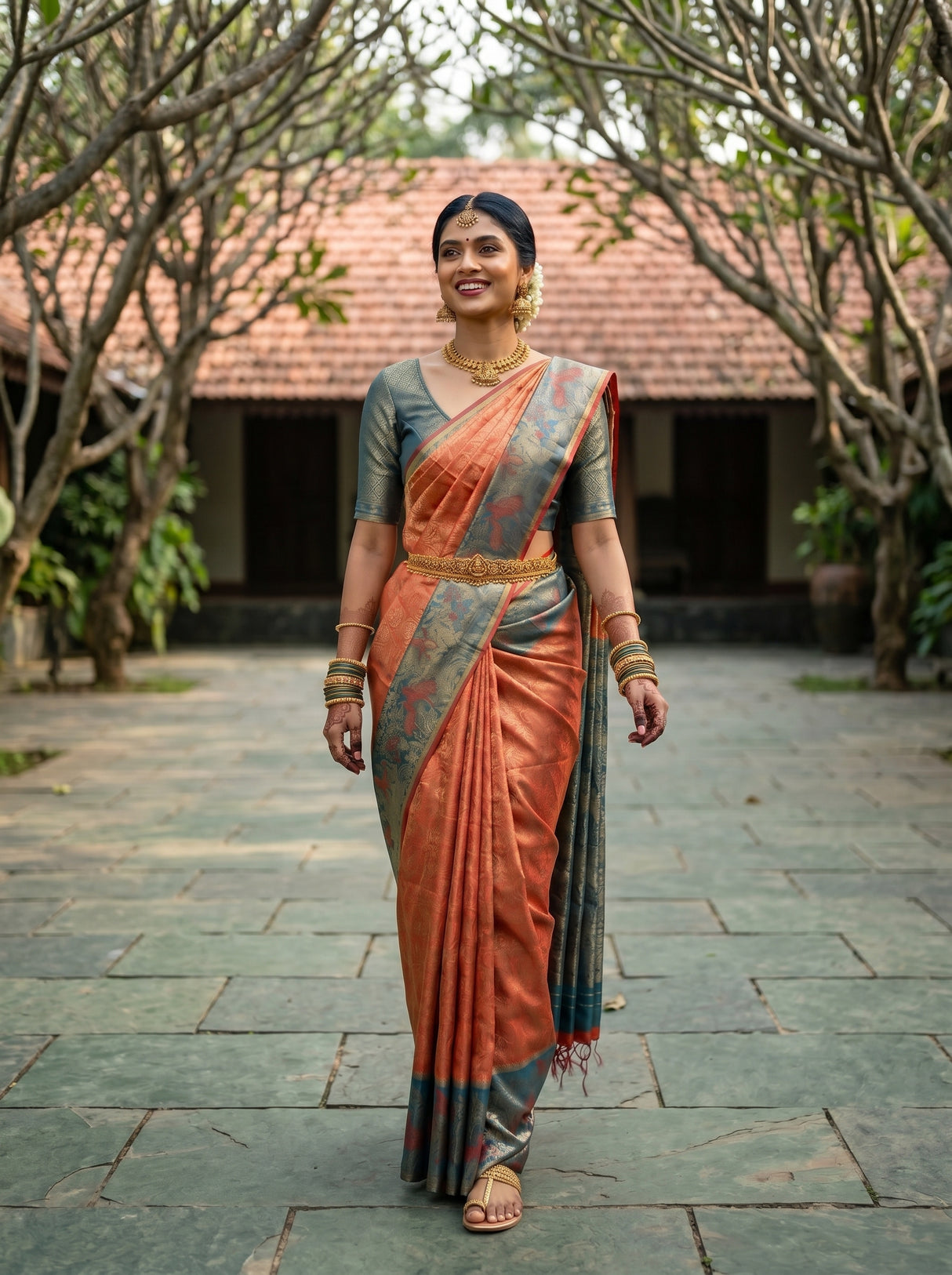 MIMOSA Saree Saree — pose 6 styling detail