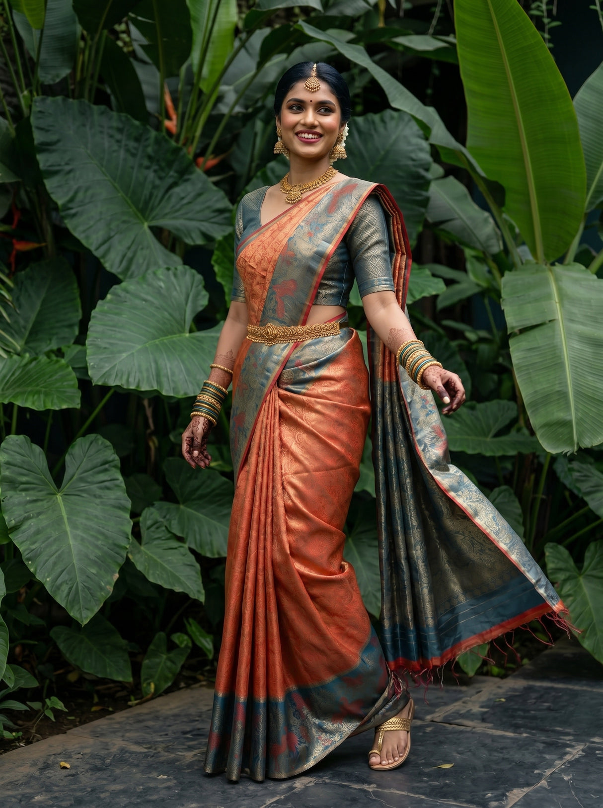 MIMOSA Saree Saree — pose 9 styling detail