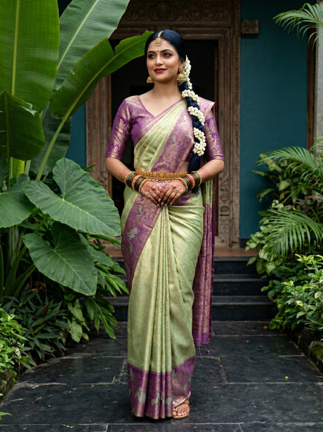 MIMOSA Saree Saree — front view on mannequin