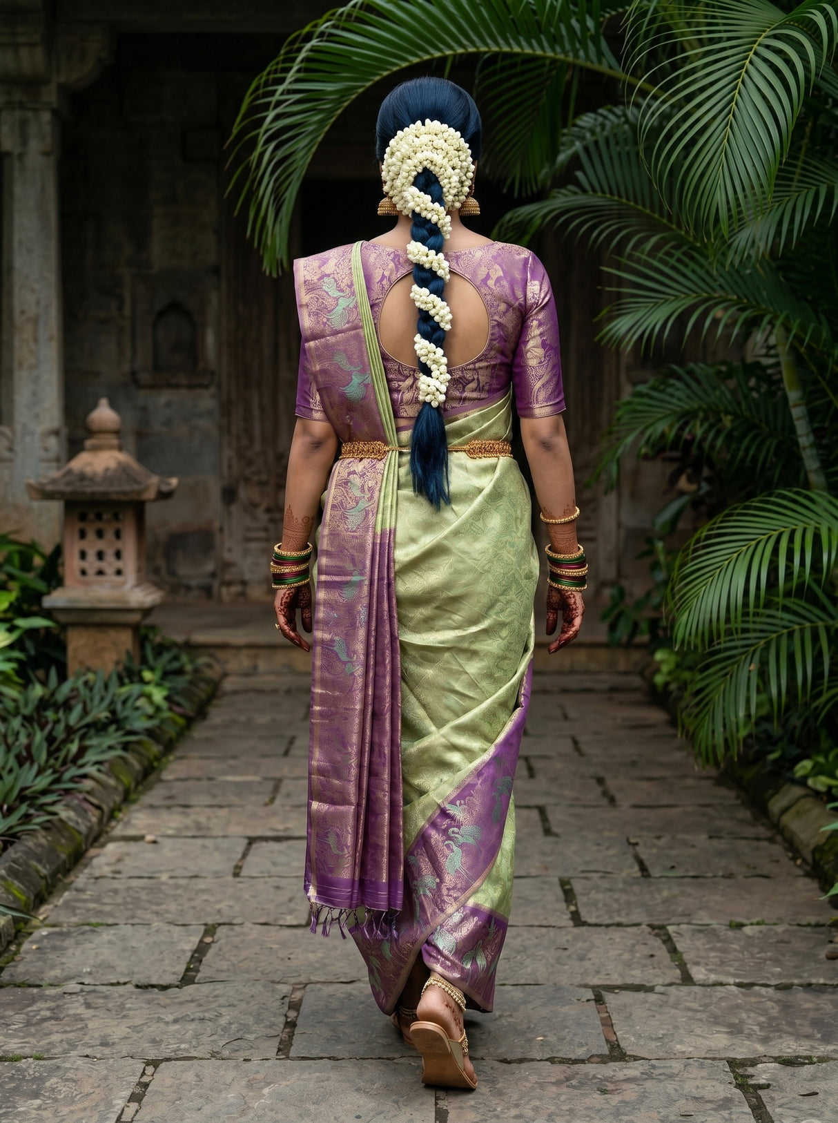 MIMOSA Saree Saree — pose 2 styling detail