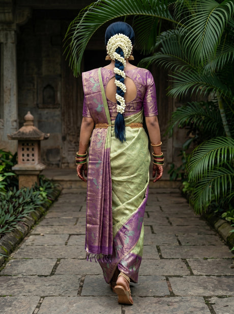 MIMOSA Saree Saree — pose 2 styling detail
