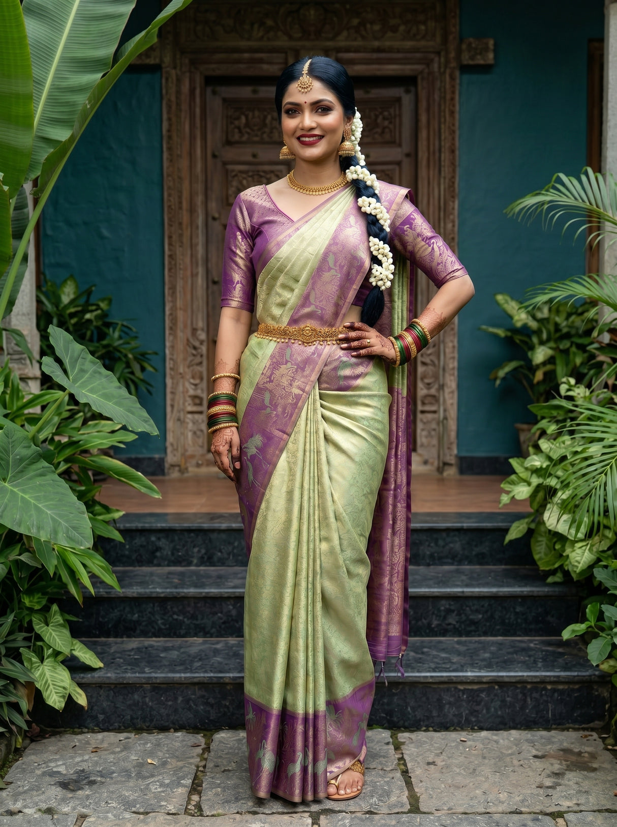 MIMOSA Saree Saree — pose 4 styling detail