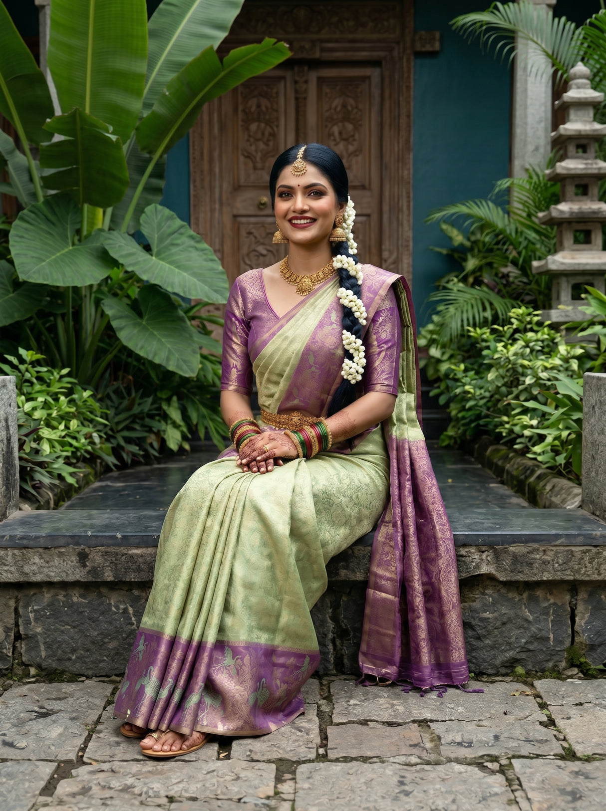 MIMOSA Saree Saree — pose 8 styling detail