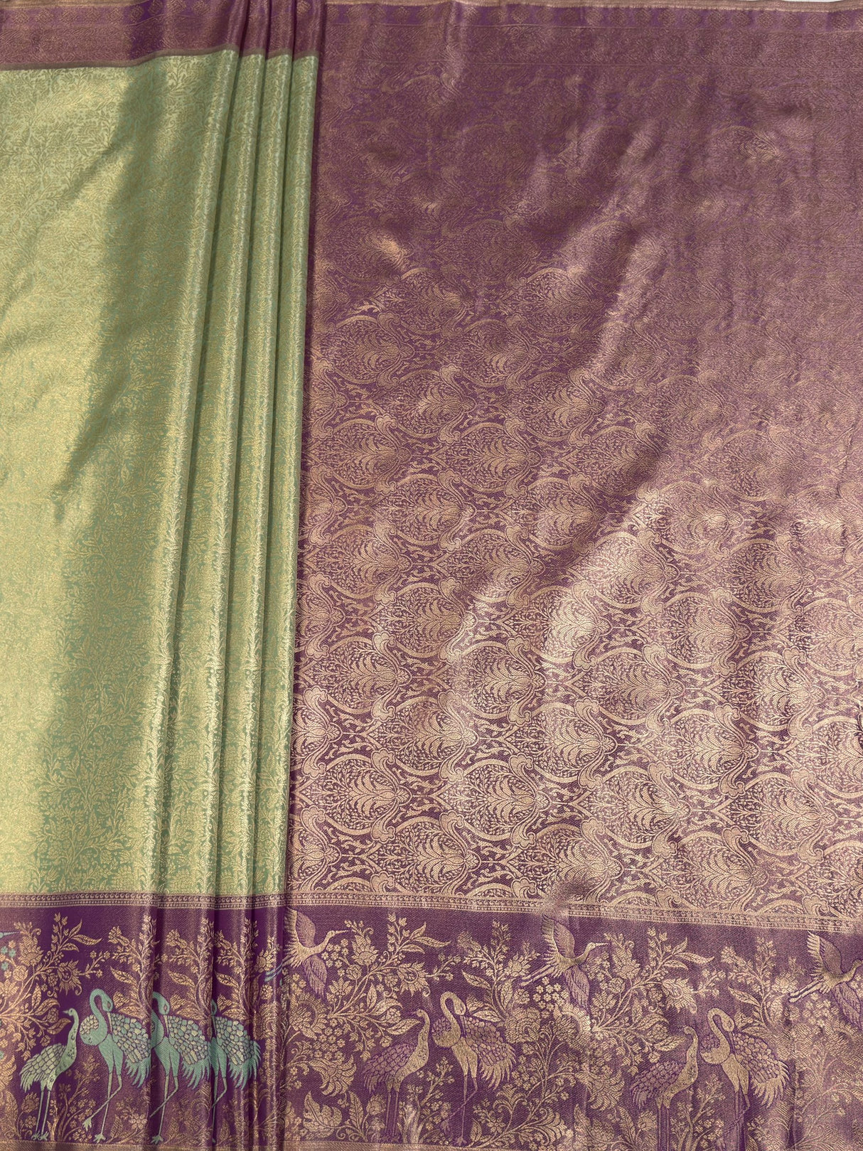 MIMOSA Saree Saree — pallu and zari work detail