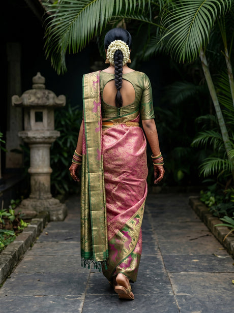 MIMOSA Saree Saree — pose 2 styling detail