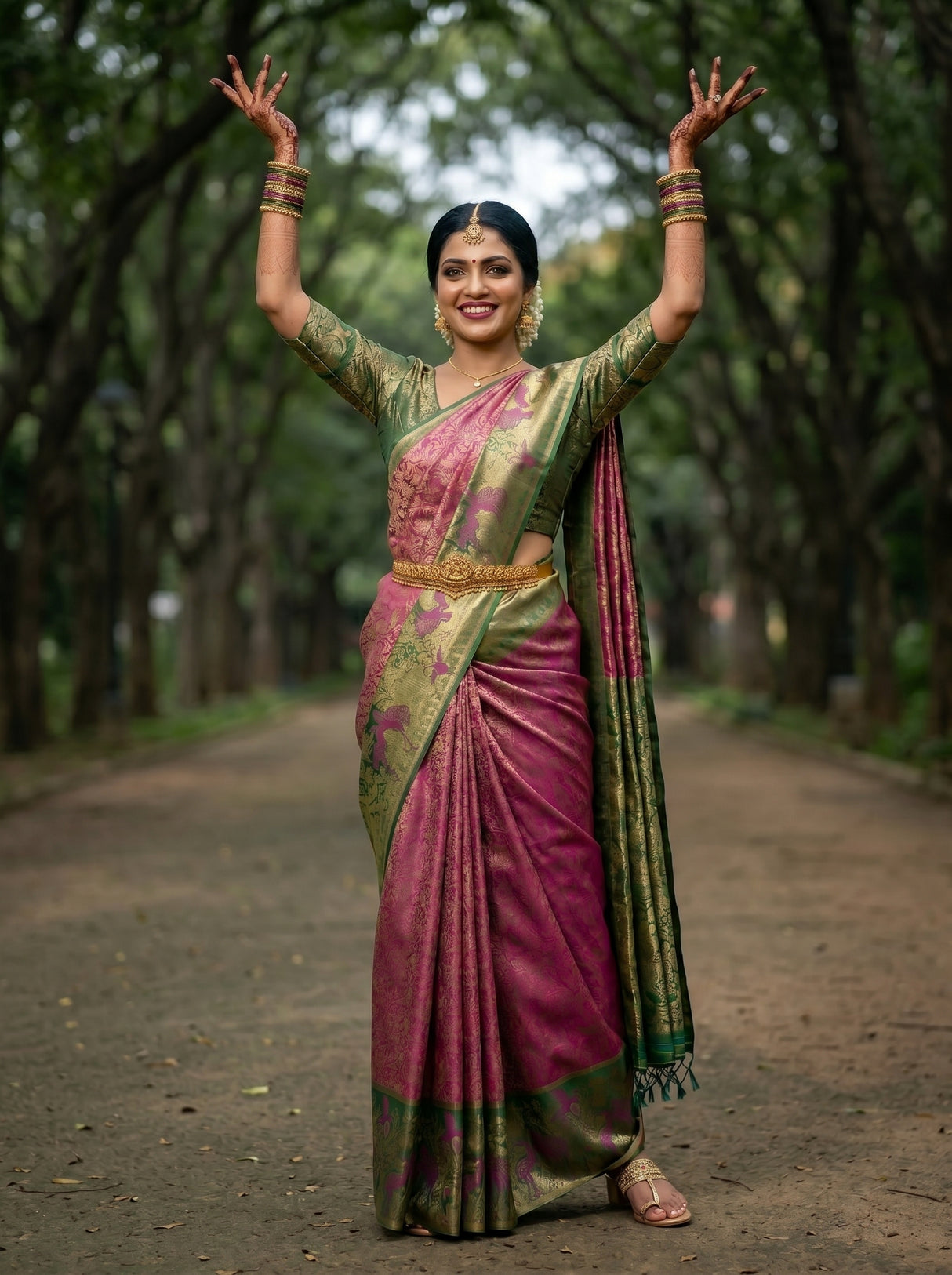 MIMOSA Saree Saree — pose 5 styling detail