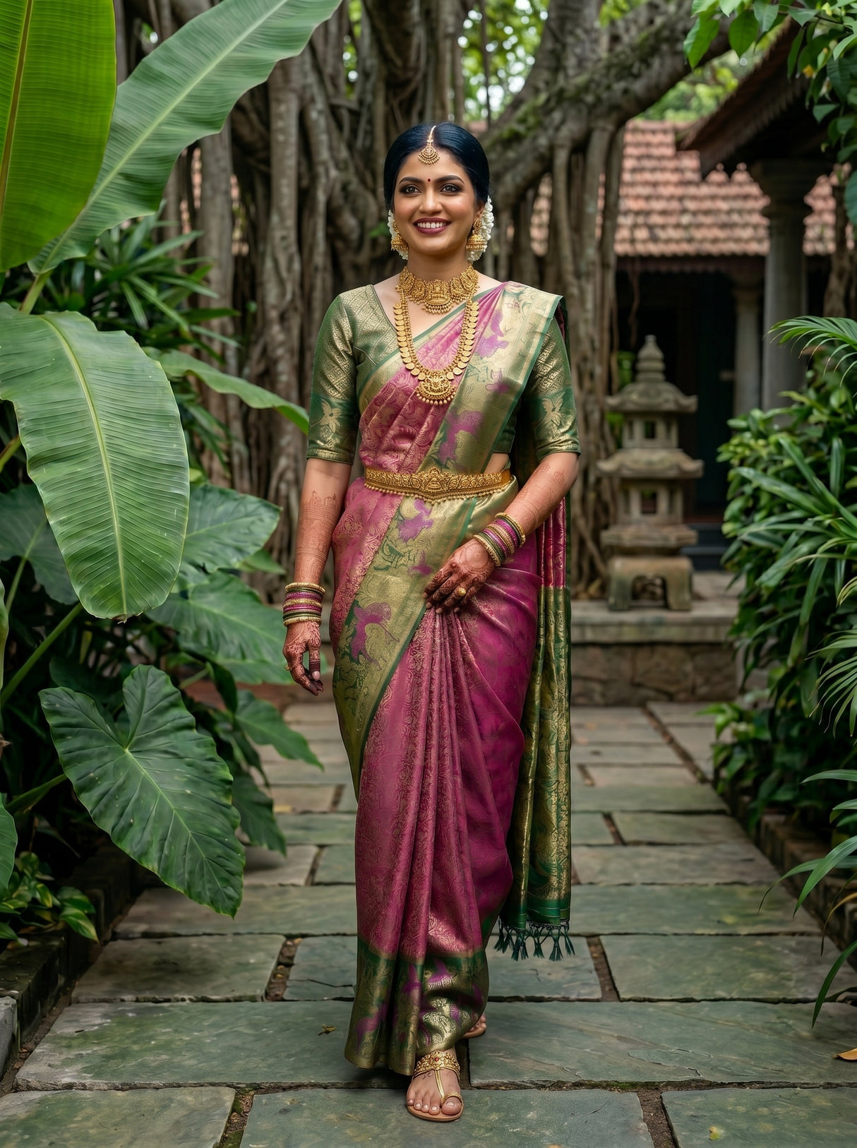 MIMOSA Saree Saree — pose 6 styling detail
