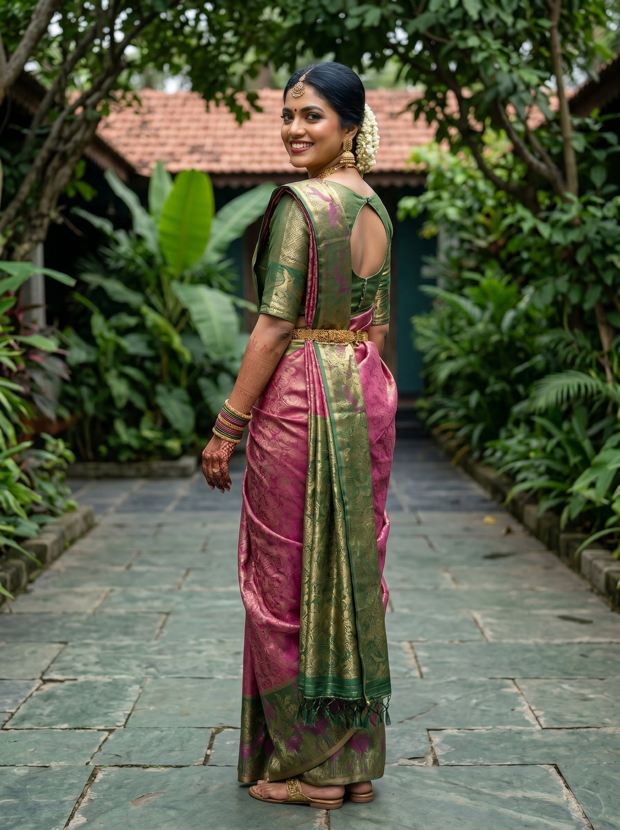 MIMOSA Saree Saree — pose 7 styling detail