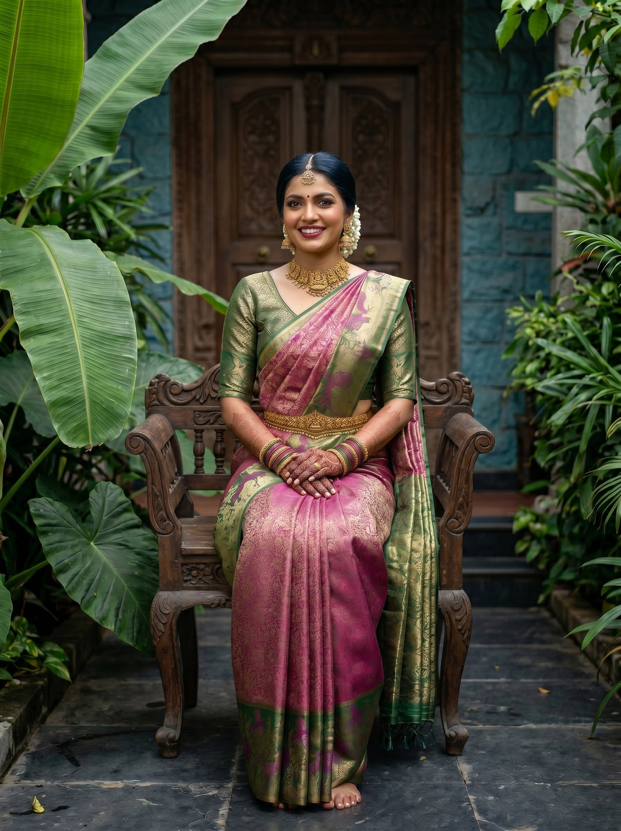 MIMOSA Saree Saree — pose 8 styling detail
