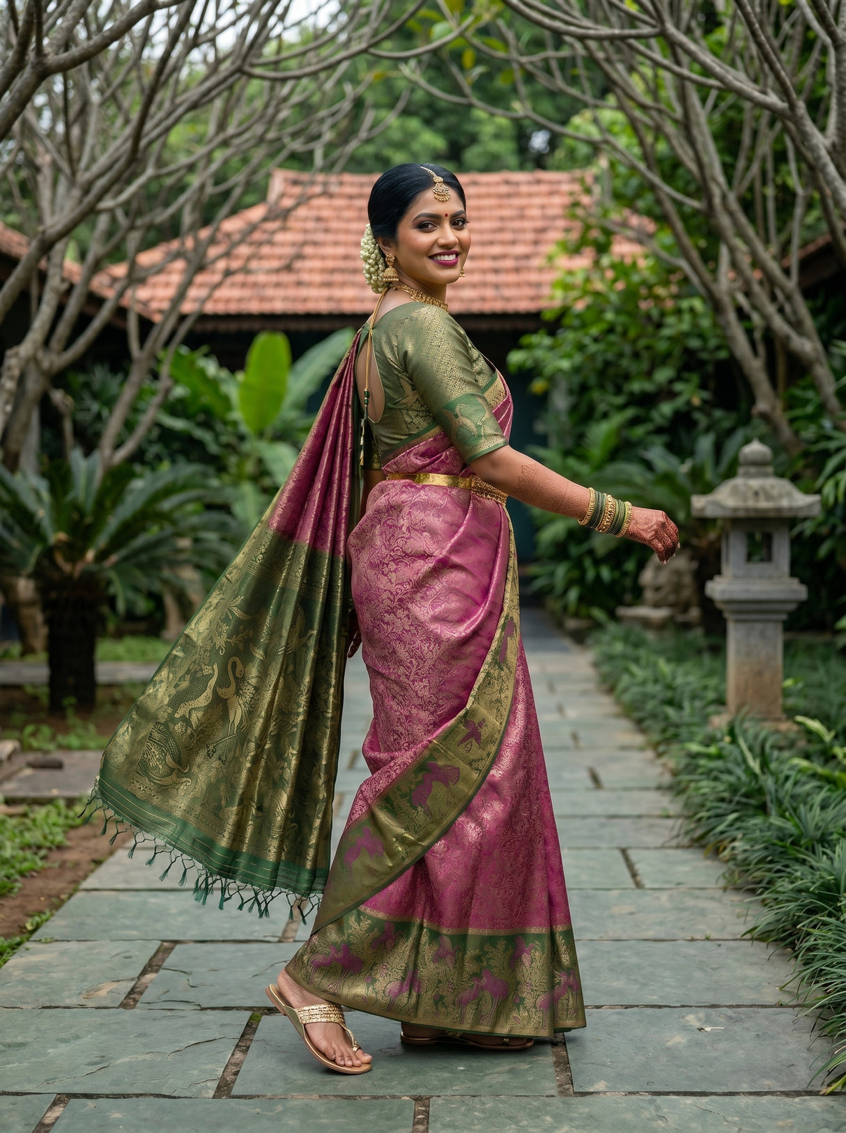 MIMOSA Saree Saree — pose 9 styling detail