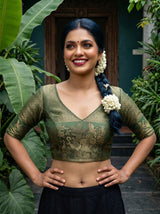 MIMOSA Saree Saree — blouse close-up