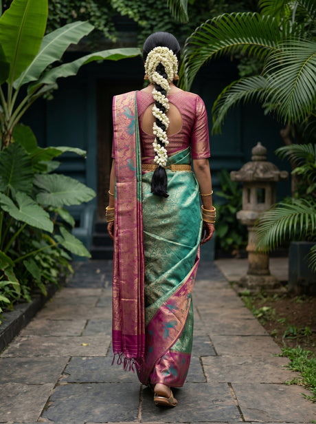 MIMOSA Saree Saree — pose 2 styling detail