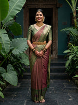 MIMOSA Saree Saree — front view on mannequin