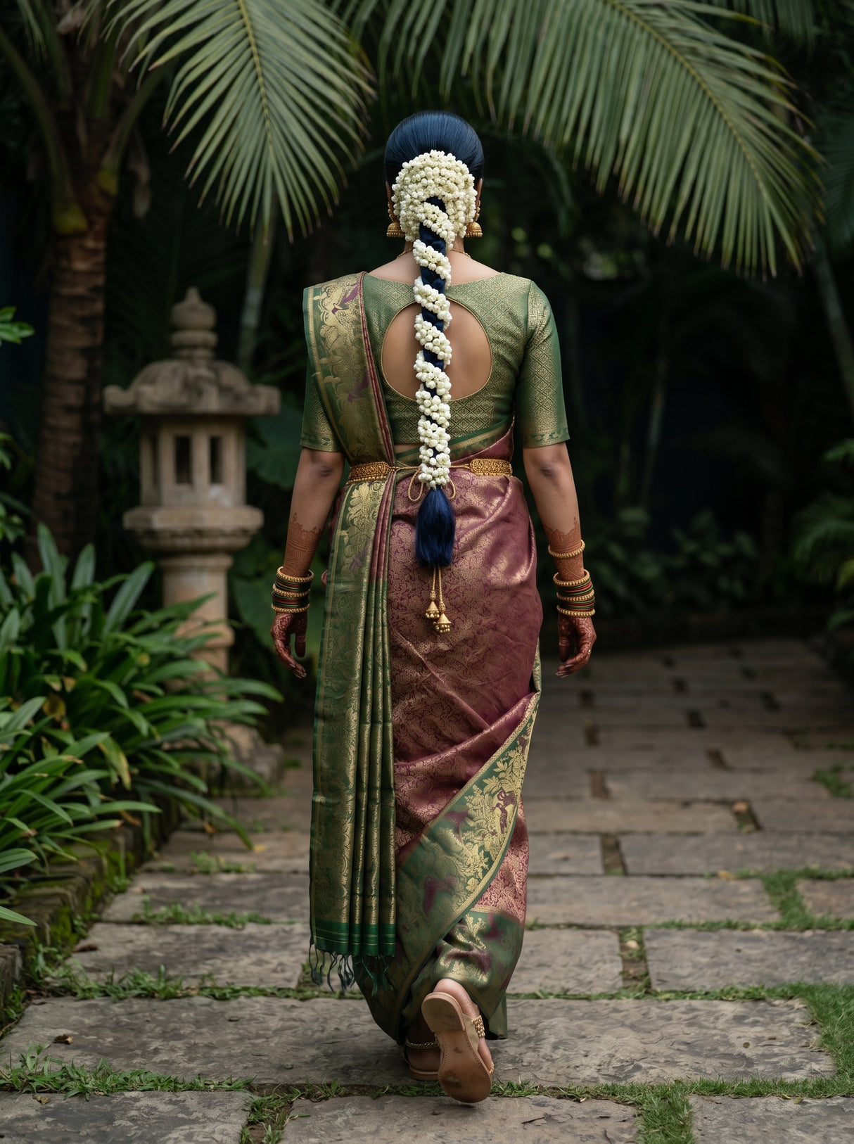 MIMOSA Saree Saree — pose 2 styling detail