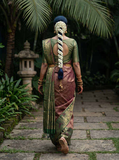 MIMOSA Saree Saree — pose 2 styling detail