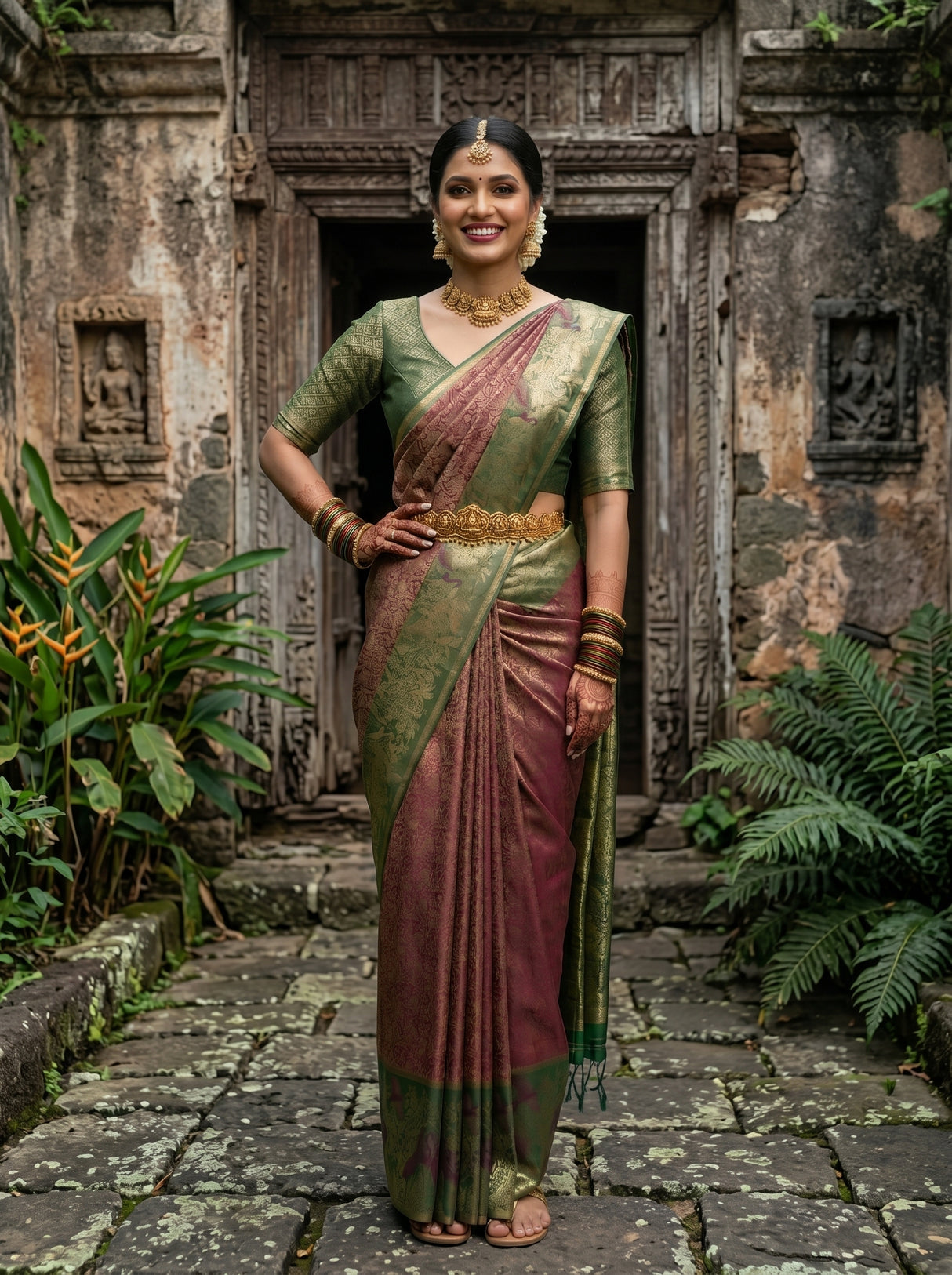 MIMOSA Saree Saree — pose 4 styling detail