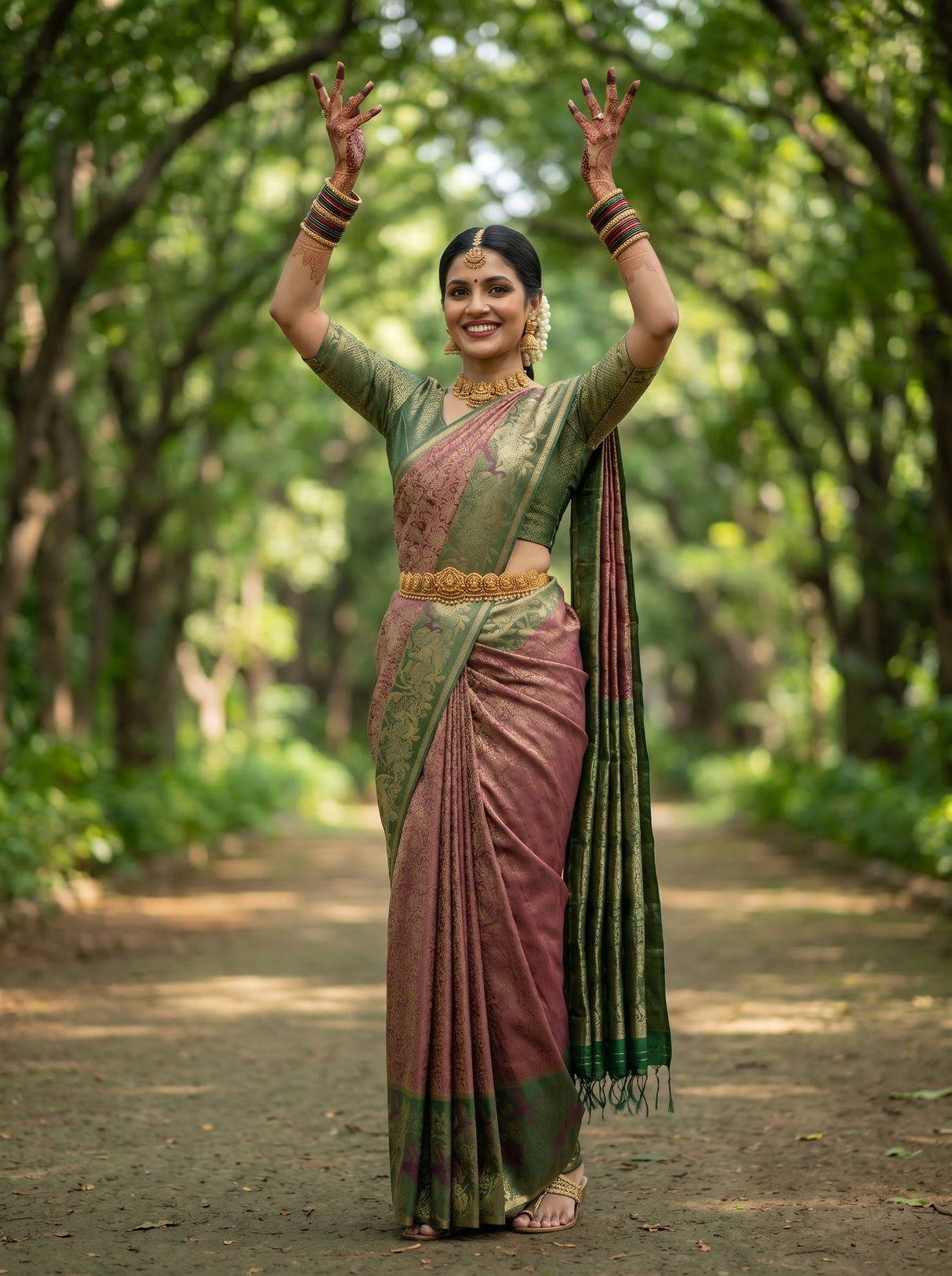 MIMOSA Saree Saree — pose 5 styling detail