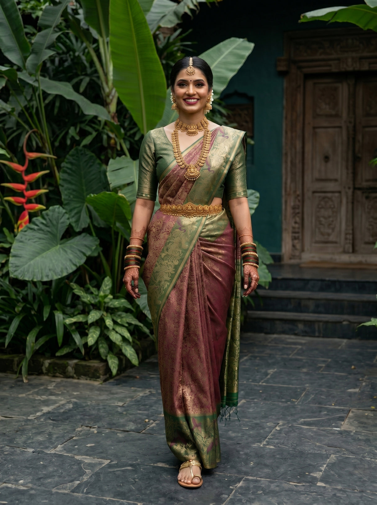 MIMOSA Saree Saree — pose 6 styling detail