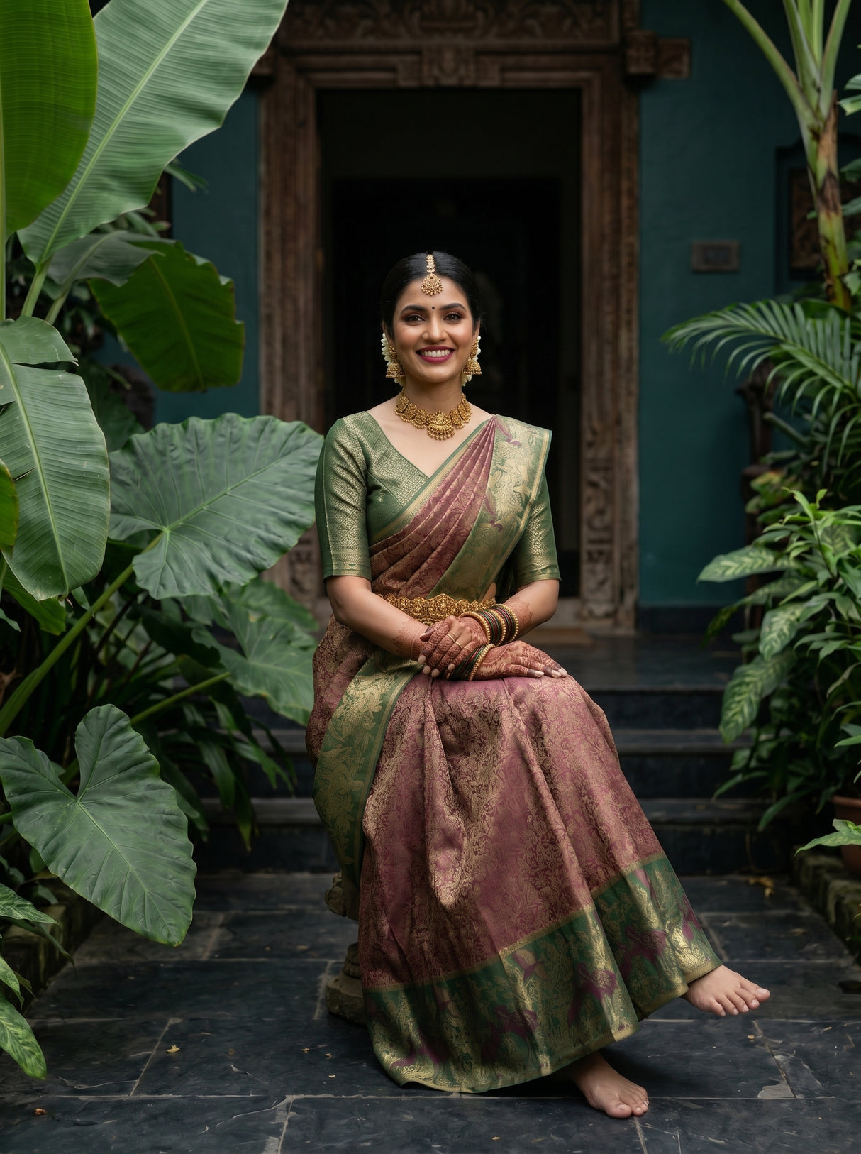 MIMOSA Saree Saree — pose 8 styling detail