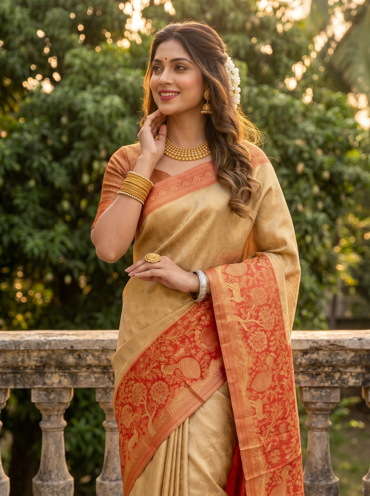 MIMOSA Saree Saree — pose 10 styling detail