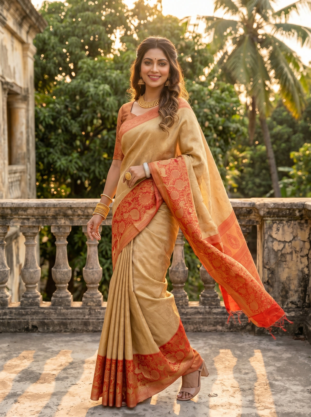 MIMOSA Saree Saree — pose 9 styling detail