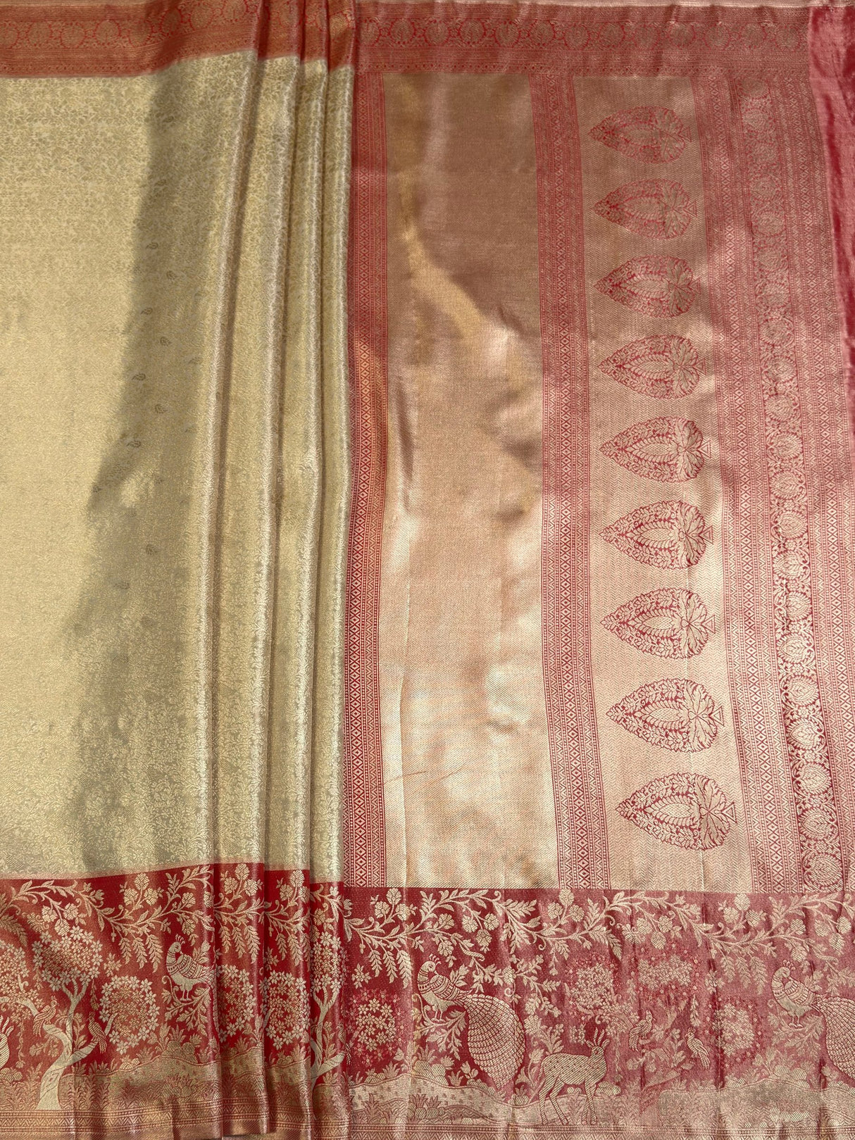 MIMOSA Saree Saree — pallu and zari work detail