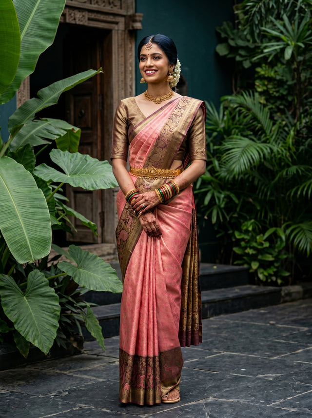 MIMOSA Saree Saree — front view on mannequin